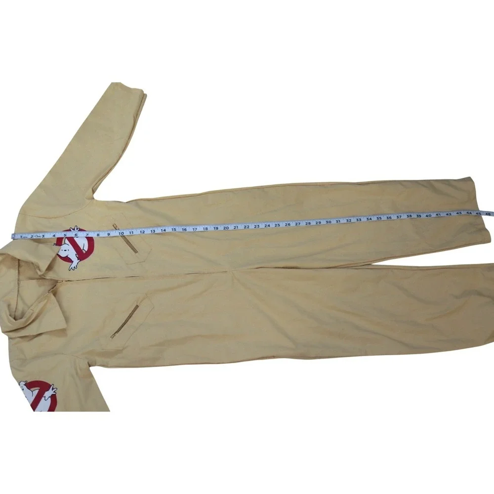 Rubies Ghostbusters Costume Flight Suit Tan Jumpsuit Kids Halloween Cosplay